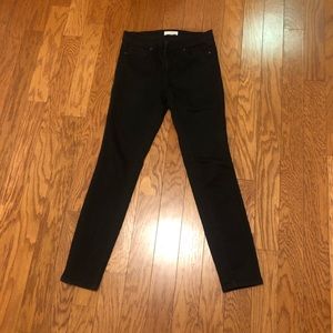 Black Skinny Jeans: Size 26 by Loft